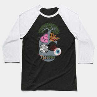 Robot Art Baseball T-Shirt